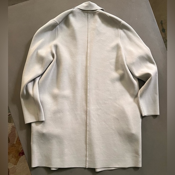 BANANA REPUBLIC NWT Cream Sweater Jacket Size XL - Picture 7 of 11